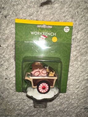 Santa’s Workbench Resin Accessory – Christmas Cookie Cart / Bakery Stand